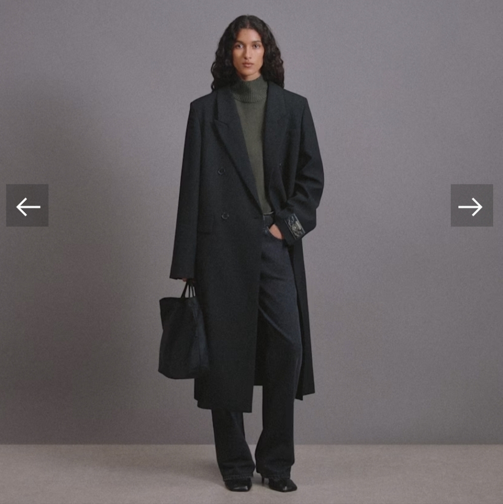 Denim Forum The '90s Iggy Lo-Rise Baggy Jean Size 27 NWT $128 "Black Eyeliner" - Picture 11 of 16